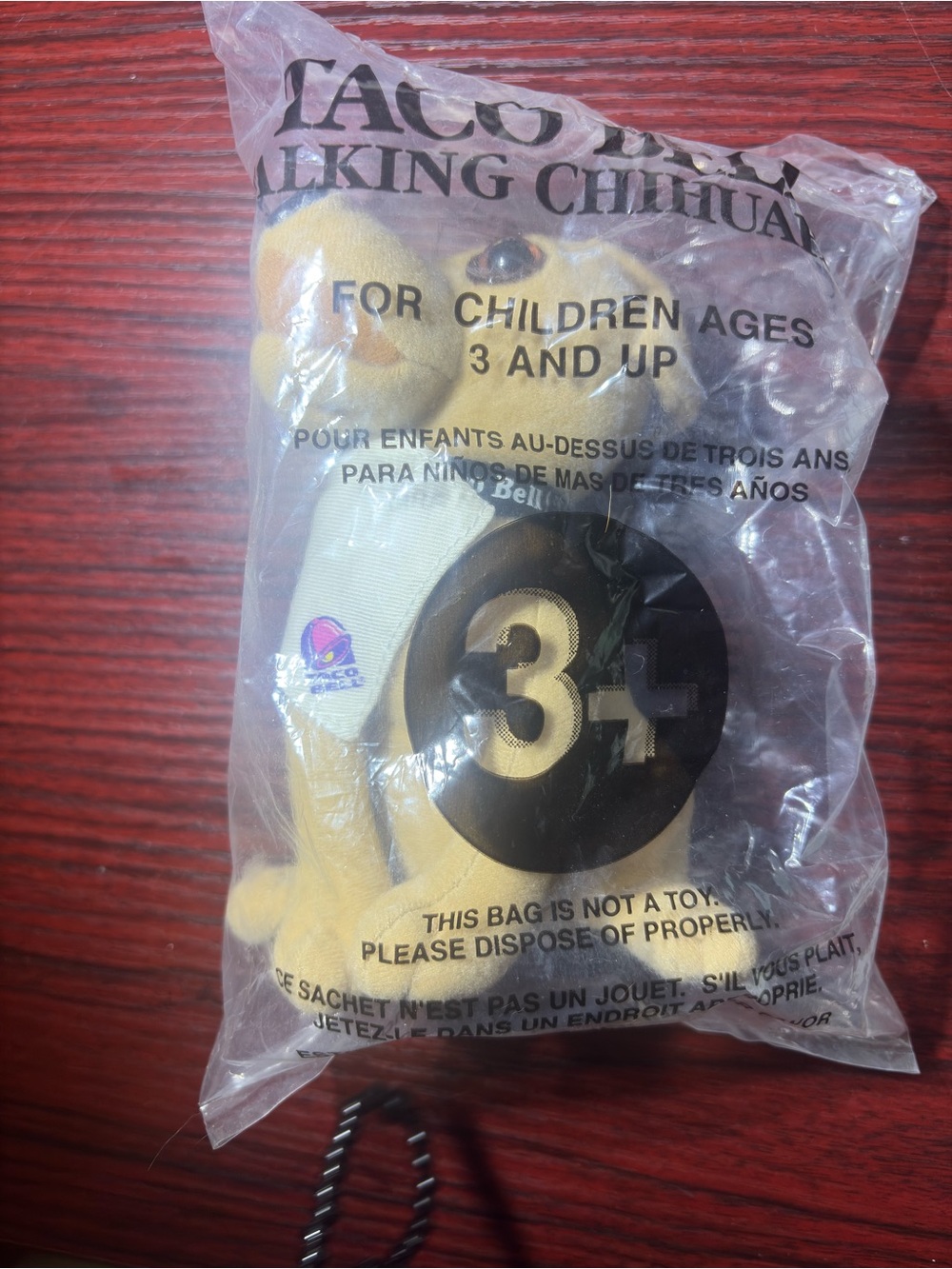 Taco Bell Chihuahua plush toy